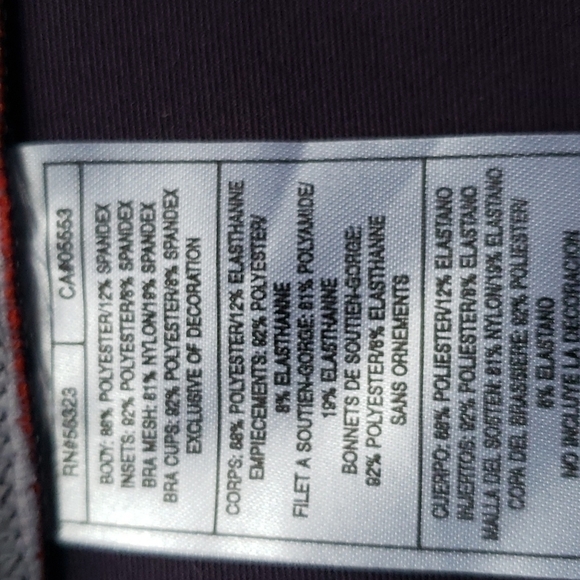 NWT Nike Women Dri-Fit Workout Top Black Red M - Picture 12 of 14